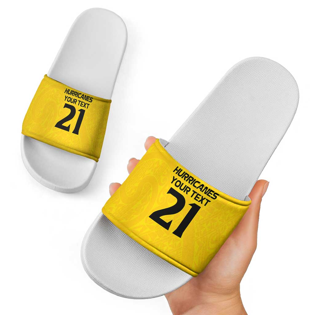 New Zealand Rugby Pacific Custom Slide Sandals Hau Awhiowhio Maori Tribal Tattoo - Aussie Hoodie
