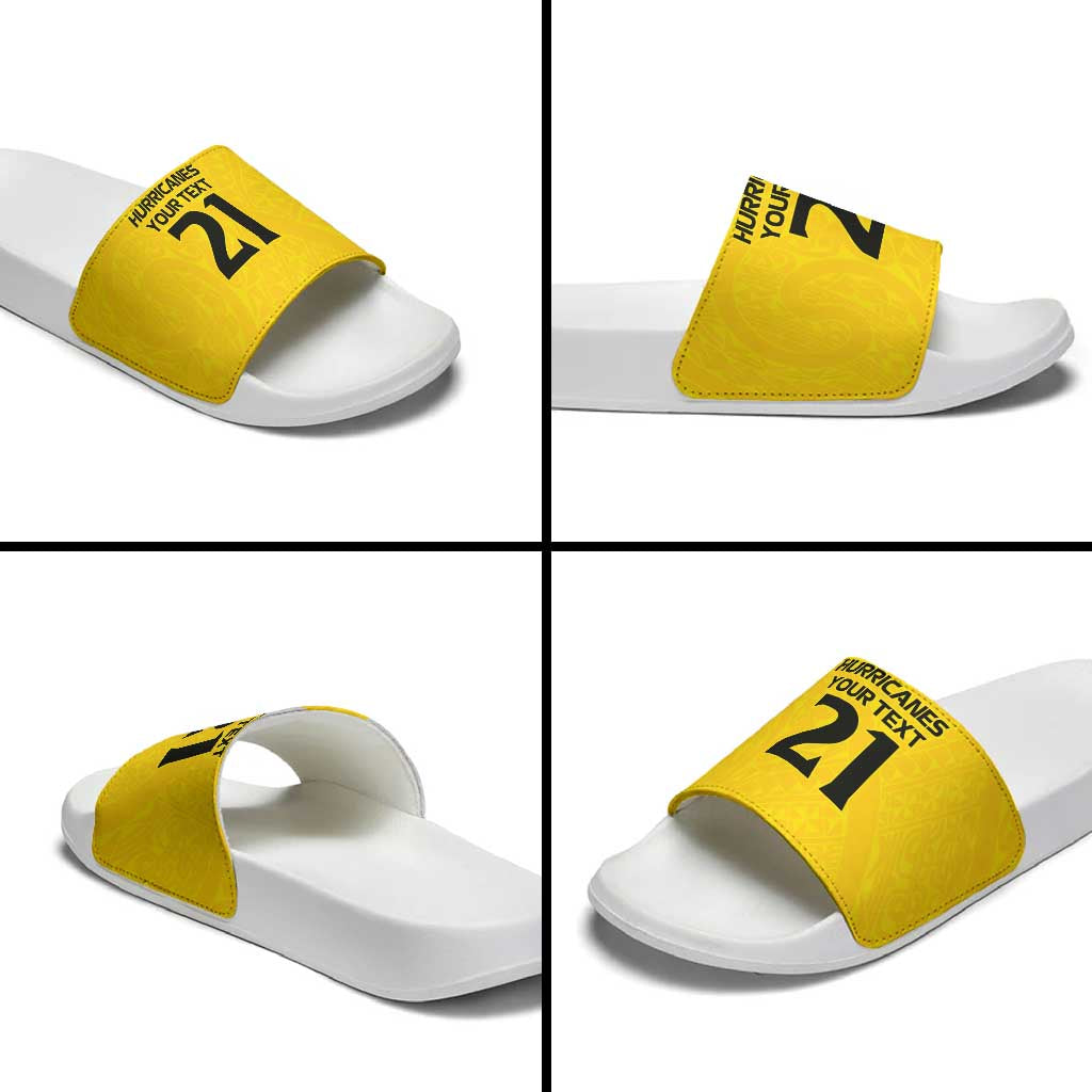 New Zealand Rugby Pacific Custom Slide Sandals Hau Awhiowhio Maori Tribal Tattoo - Aussie Hoodie