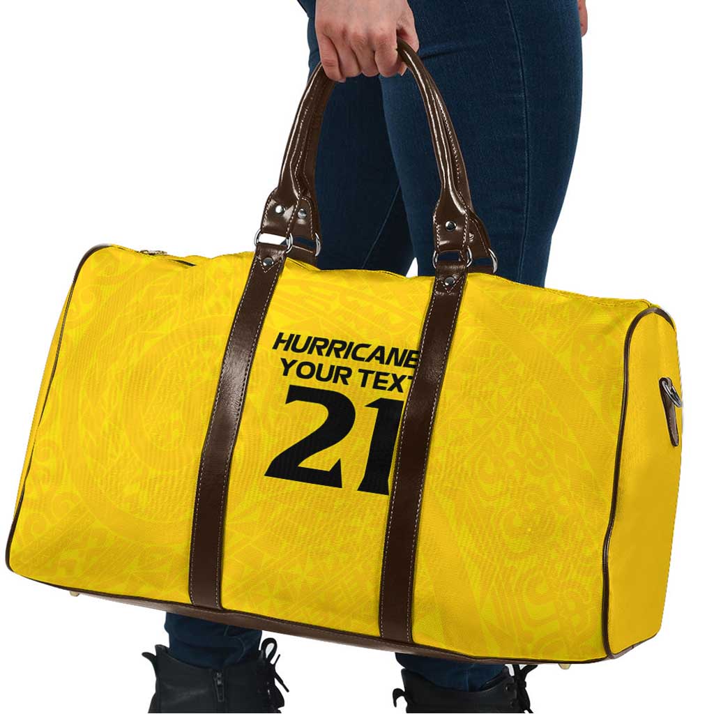 New Zealand Rugby Pacific Custom Travel Bag Hau Awhiowhio Maori Tribal Tattoo - Aussie Hoodie