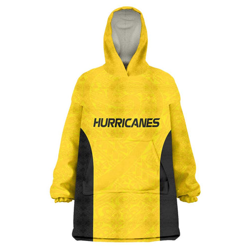 New Zealand Rugby Pacific Custom Wearable Blanket Hoodie Hau Awhiowhio Maori Tribal Tattoo