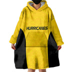 New Zealand Rugby Pacific Custom Wearable Blanket Hoodie Hau Awhiowhio Maori Tribal Tattoo