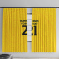 New Zealand Rugby Pacific Custom Window Curtain Hau Awhiowhio Maori Tribal Tattoo