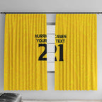 New Zealand Rugby Pacific Custom Window Curtain Hau Awhiowhio Maori Tribal Tattoo
