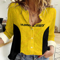 New Zealand Rugby Pacific Custom Women Casual Shirt Hau Awhiowhio Maori Tribal Tattoo