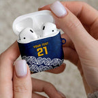 New Zealand Rugby Pacific Custom AirPods Case Kahupeka Maori Kowhaiwhai Pattern - Aussie Hoodie