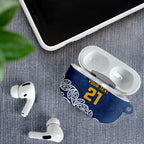 New Zealand Rugby Pacific Custom AirPods Case Kahupeka Maori Kowhaiwhai Pattern - Aussie Hoodie