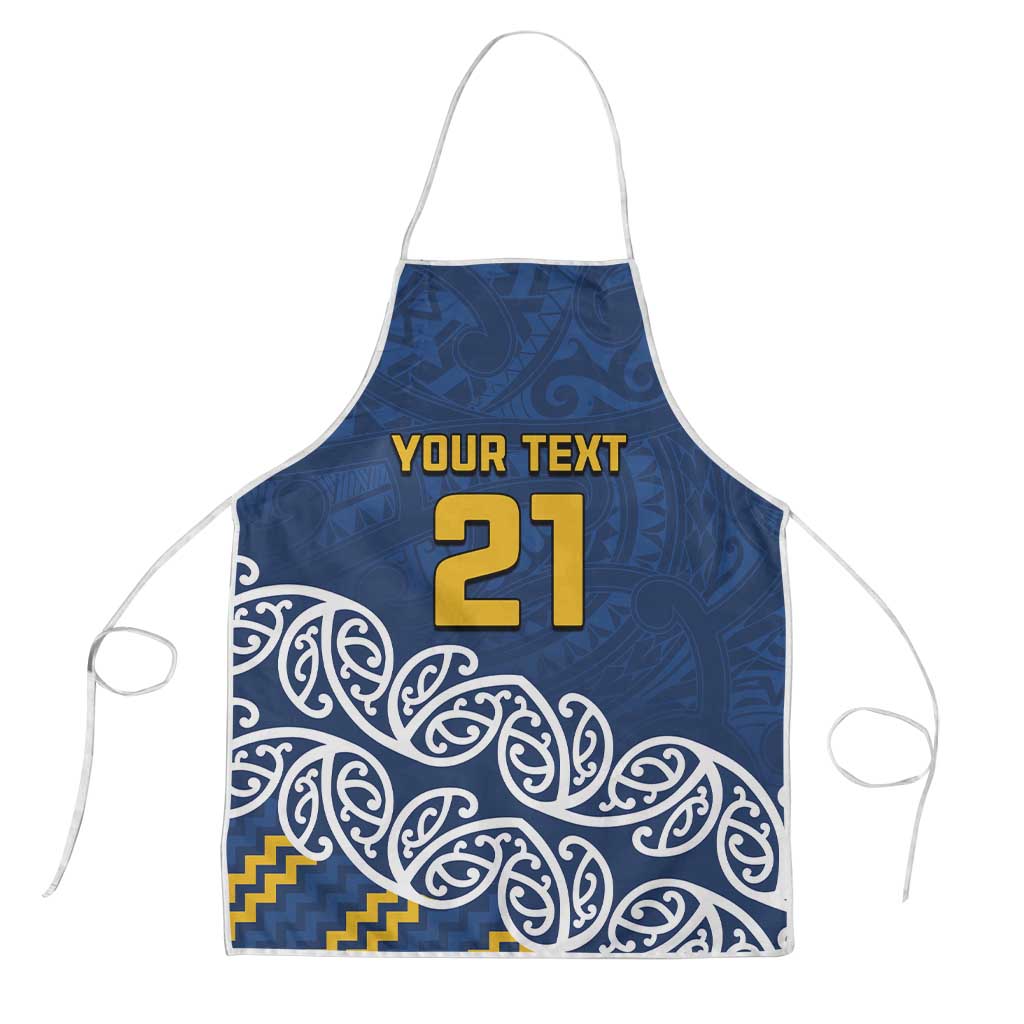 New Zealand Rugby Pacific Custom Apron Kahupeka Maori Kowhaiwhai Pattern - Aussie Hoodie