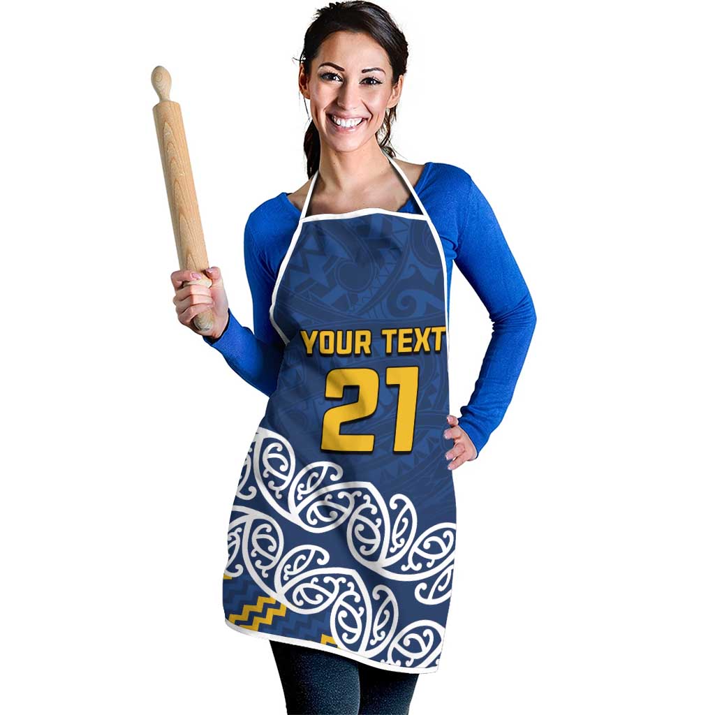 New Zealand Rugby Pacific Custom Apron Kahupeka Maori Kowhaiwhai Pattern - Aussie Hoodie
