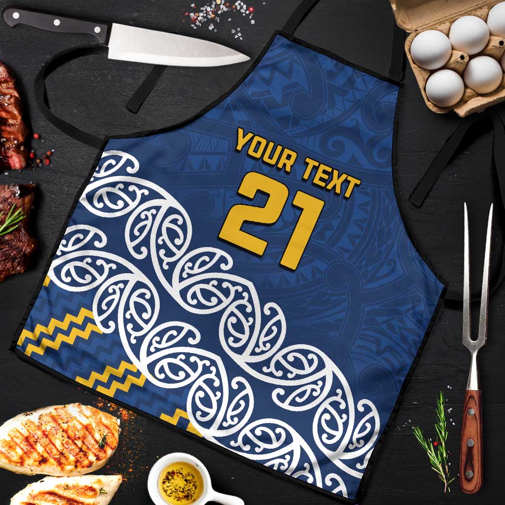 New Zealand Rugby Pacific Custom Apron Kahupeka Maori Kowhaiwhai Pattern - Aussie Hoodie