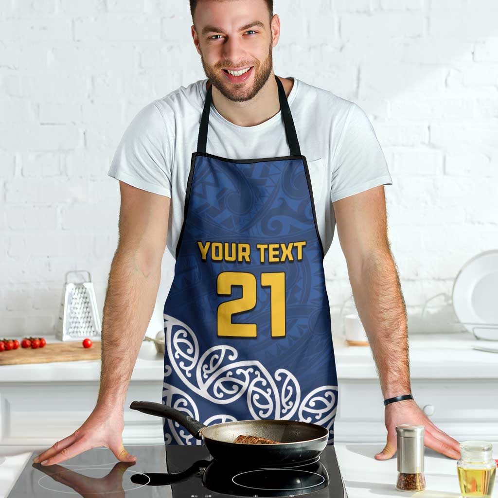 New Zealand Rugby Pacific Custom Apron Kahupeka Maori Kowhaiwhai Pattern - Aussie Hoodie