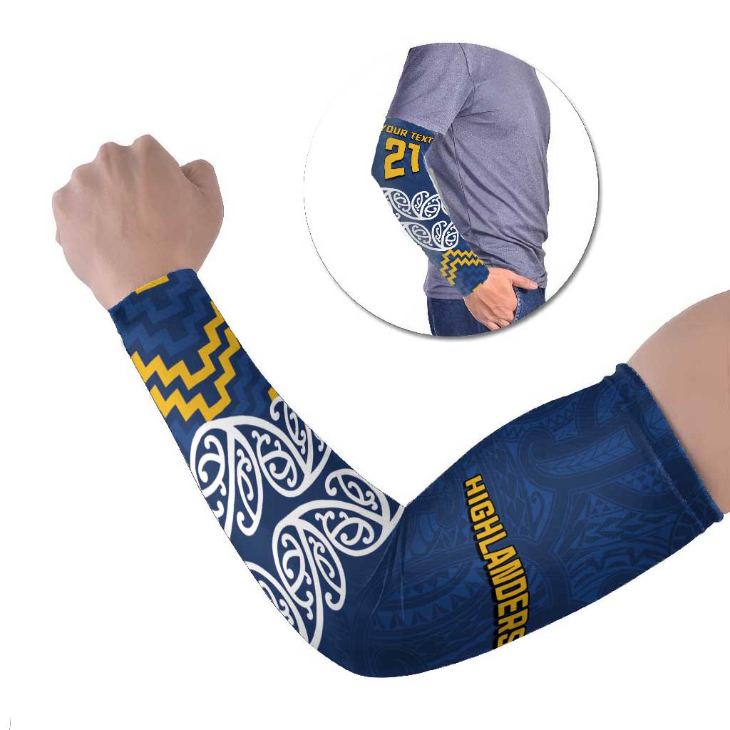 New Zealand Rugby Pacific Custom Arm Sleeves Kahupeka Maori Kowhaiwhai Pattern - Aussie Hoodie