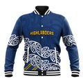New Zealand Rugby Pacific Custom Baseball Jacket Kahupeka Maori Kowhaiwhai Pattern