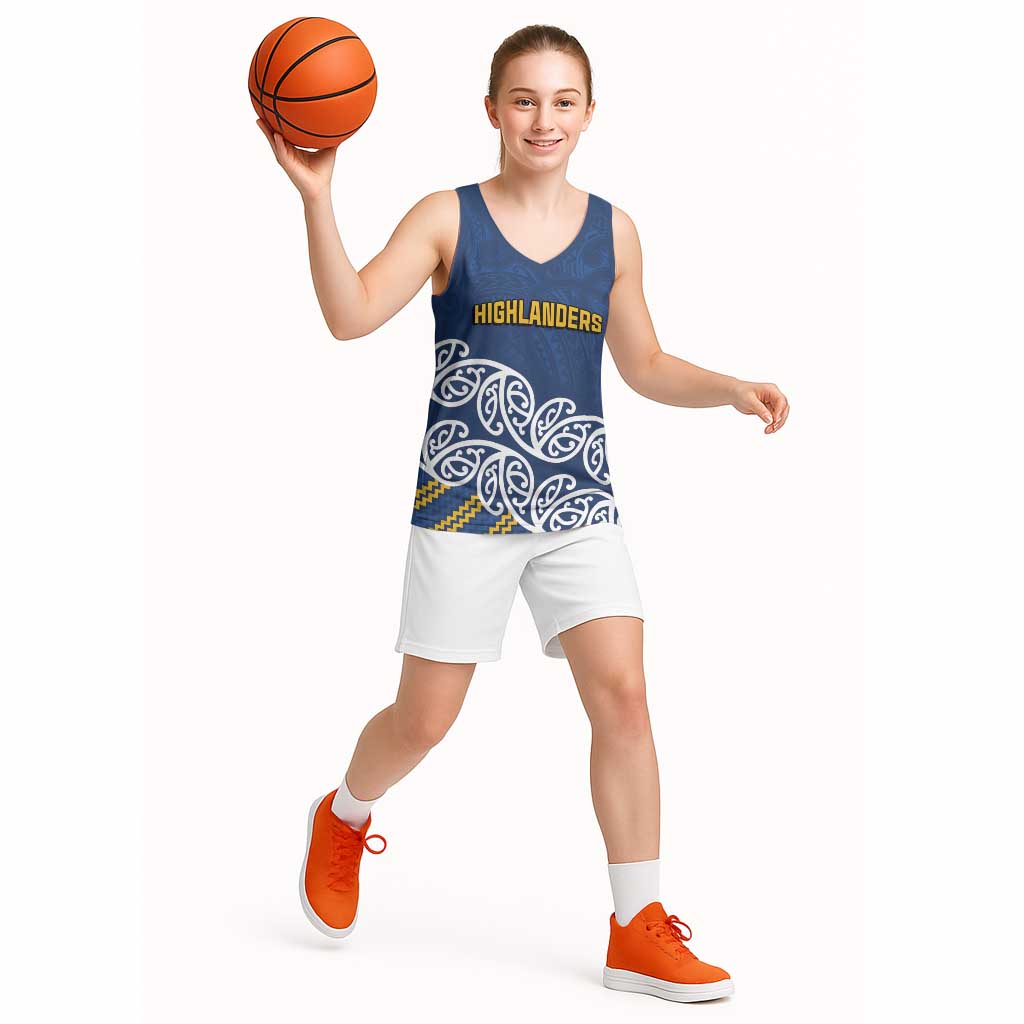New Zealand Rugby Pacific Custom Basketball Jersey Kahupeka Maori Kowhaiwhai Pattern - Aussie Hoodie