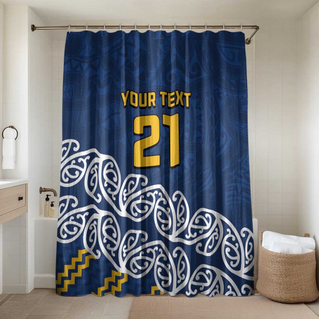 New Zealand Rugby Pacific Custom Bathroom Set Kahupeka Maori Kowhaiwhai Pattern - Aussie Hoodie