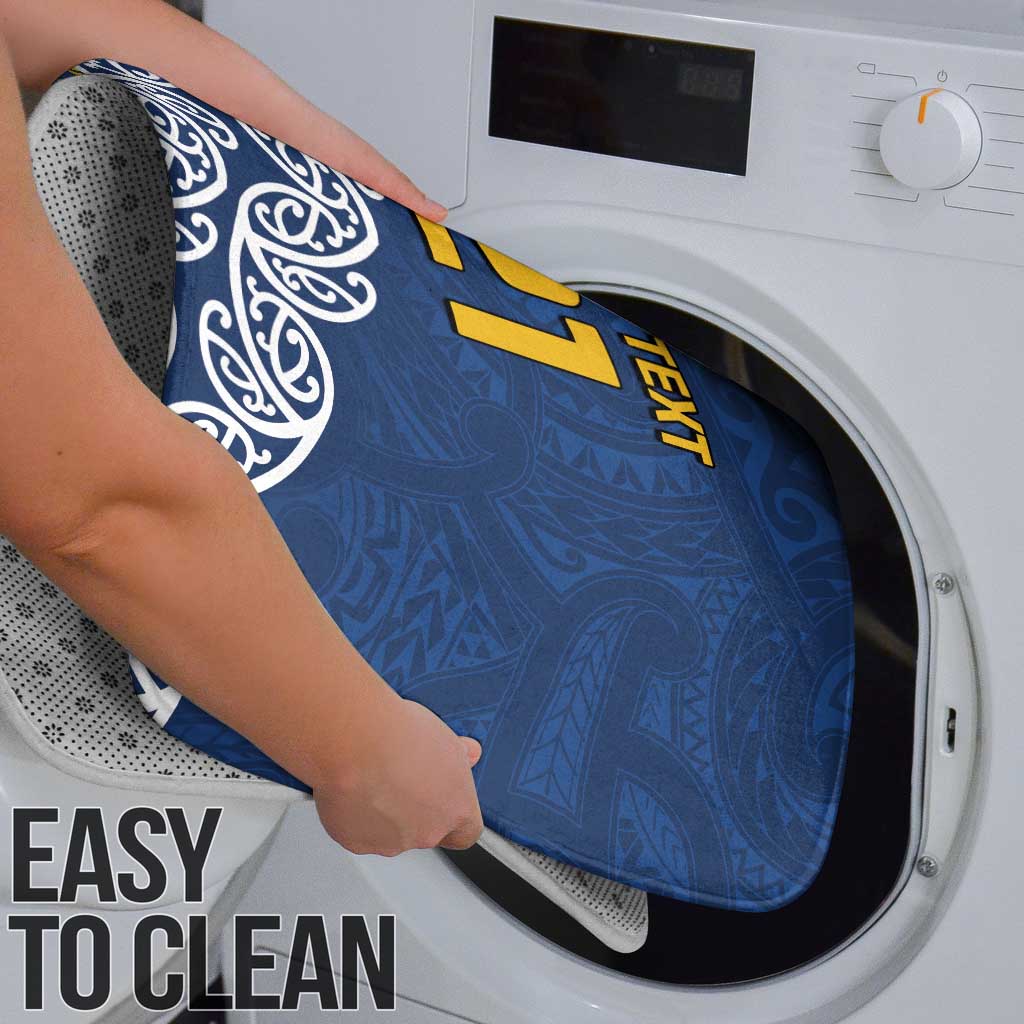 New Zealand Rugby Pacific Custom Bathroom Set Kahupeka Maori Kowhaiwhai Pattern - Aussie Hoodie