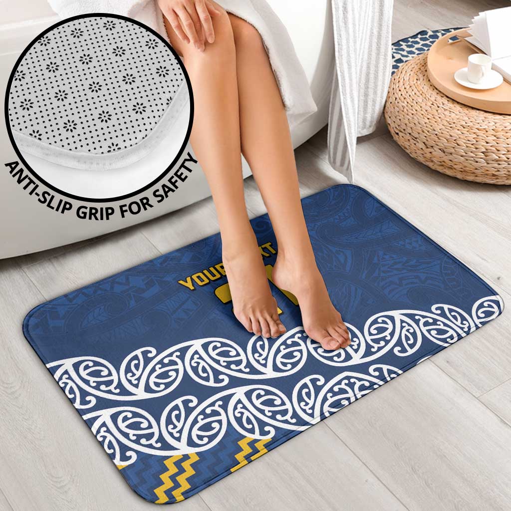 New Zealand Rugby Pacific Custom Bathroom Set Kahupeka Maori Kowhaiwhai Pattern - Aussie Hoodie