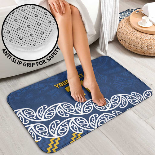 New Zealand Rugby Pacific Custom Bathroom Set Kahupeka Maori Kowhaiwhai Pattern - Aussie Hoodie