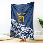 New Zealand Rugby Pacific Custom Blanket Kahupeka Maori Kowhaiwhai Pattern