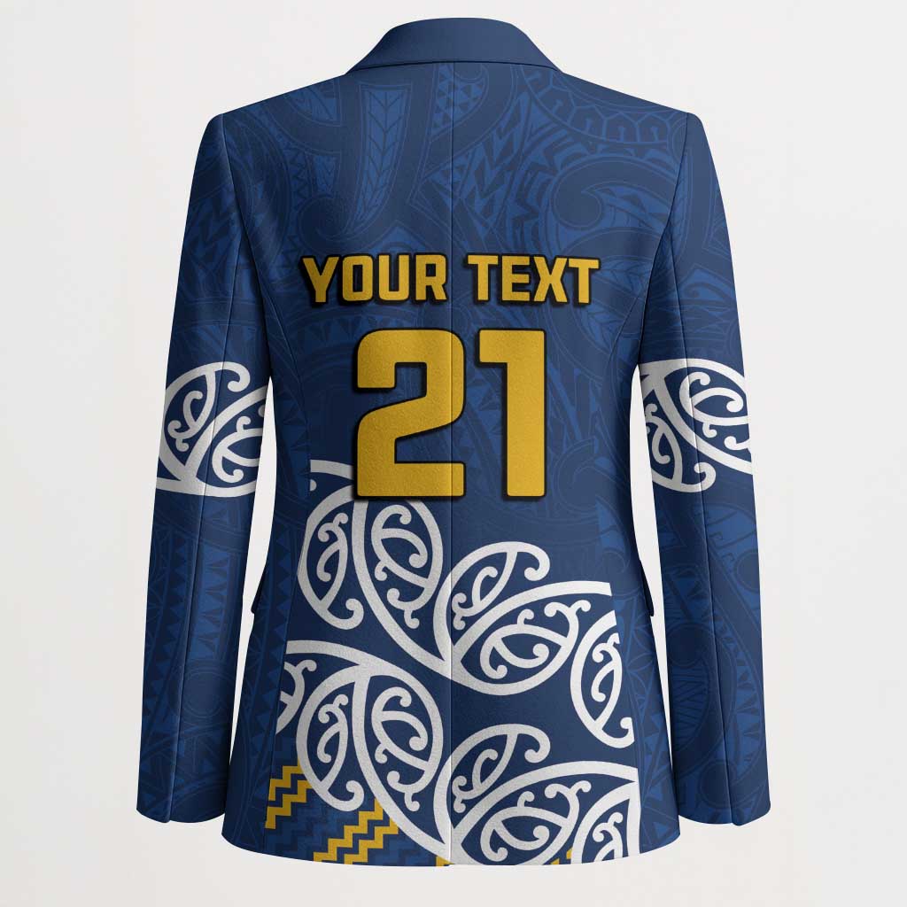 New Zealand Rugby Pacific Custom Blazer Kahupeka Maori Kowhaiwhai Pattern - Aussie Hoodie
