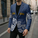 New Zealand Rugby Pacific Custom Blazer Kahupeka Maori Kowhaiwhai Pattern - Aussie Hoodie