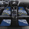 New Zealand Rugby Pacific Custom Car Mats Kahupeka Maori Kowhaiwhai Pattern