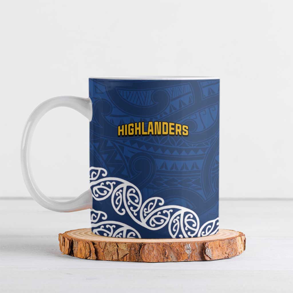 New Zealand Rugby Pacific Custom Ceramic Mug Kahupeka Maori Kowhaiwhai Pattern - Aussie Hoodie