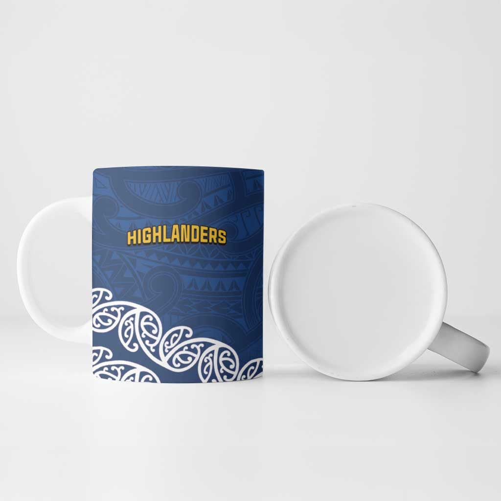 New Zealand Rugby Pacific Custom Ceramic Mug Kahupeka Maori Kowhaiwhai Pattern - Aussie Hoodie