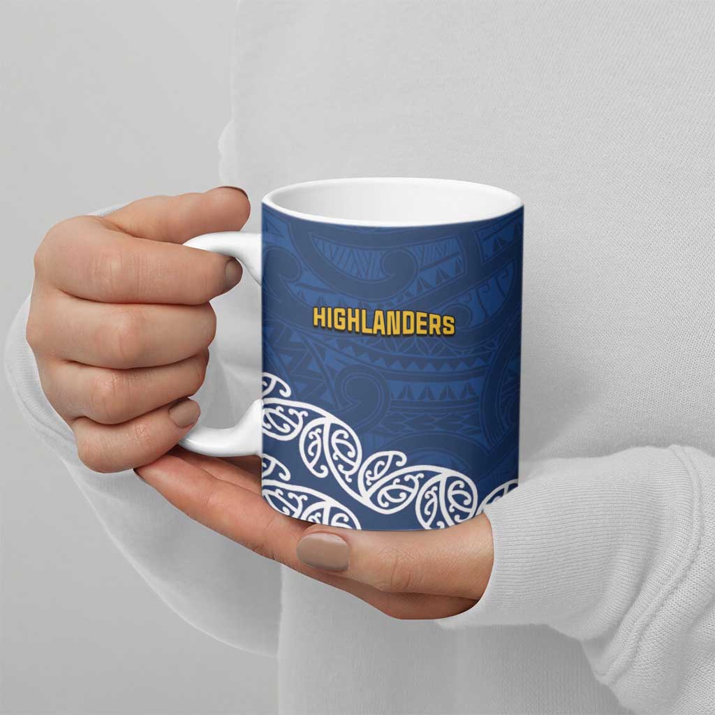 New Zealand Rugby Pacific Custom Ceramic Mug Kahupeka Maori Kowhaiwhai Pattern - Aussie Hoodie
