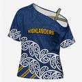 New Zealand Rugby Pacific Custom Cross Shoulder Shirt Kahupeka Maori Kowhaiwhai Pattern - Aussie Hoodie