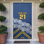 New Zealand Rugby Pacific Custom Door Cover Kahupeka Maori Kowhaiwhai Pattern - Aussie Hoodie