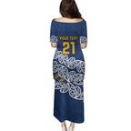 New Zealand Rugby Pacific Custom Family Matching Puletasi and Hawaiian Shirt Kahupeka Maori Kowhaiwhai Pattern