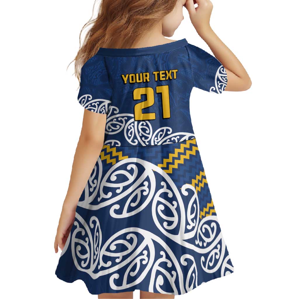 New Zealand Rugby Pacific Custom Family Matching Summer Maxi Dress and Hawaiian Shirt Kahupeka Maori Kowhaiwhai Pattern