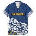 New Zealand Rugby Pacific Custom Family Matching Tank Maxi Dress and Hawaiian Shirt Kahupeka Maori Kowhaiwhai Pattern