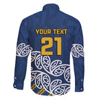 New Zealand Rugby Pacific Custom Family Matching Tank Maxi Dress and Hawaiian Shirt Kahupeka Maori Kowhaiwhai Pattern