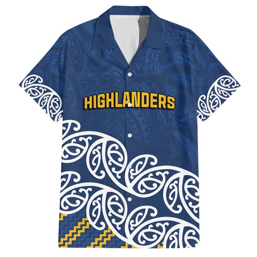 New Zealand Rugby Pacific Custom Hawaiian Shirt Kahupeka Maori Kowhaiwhai Pattern