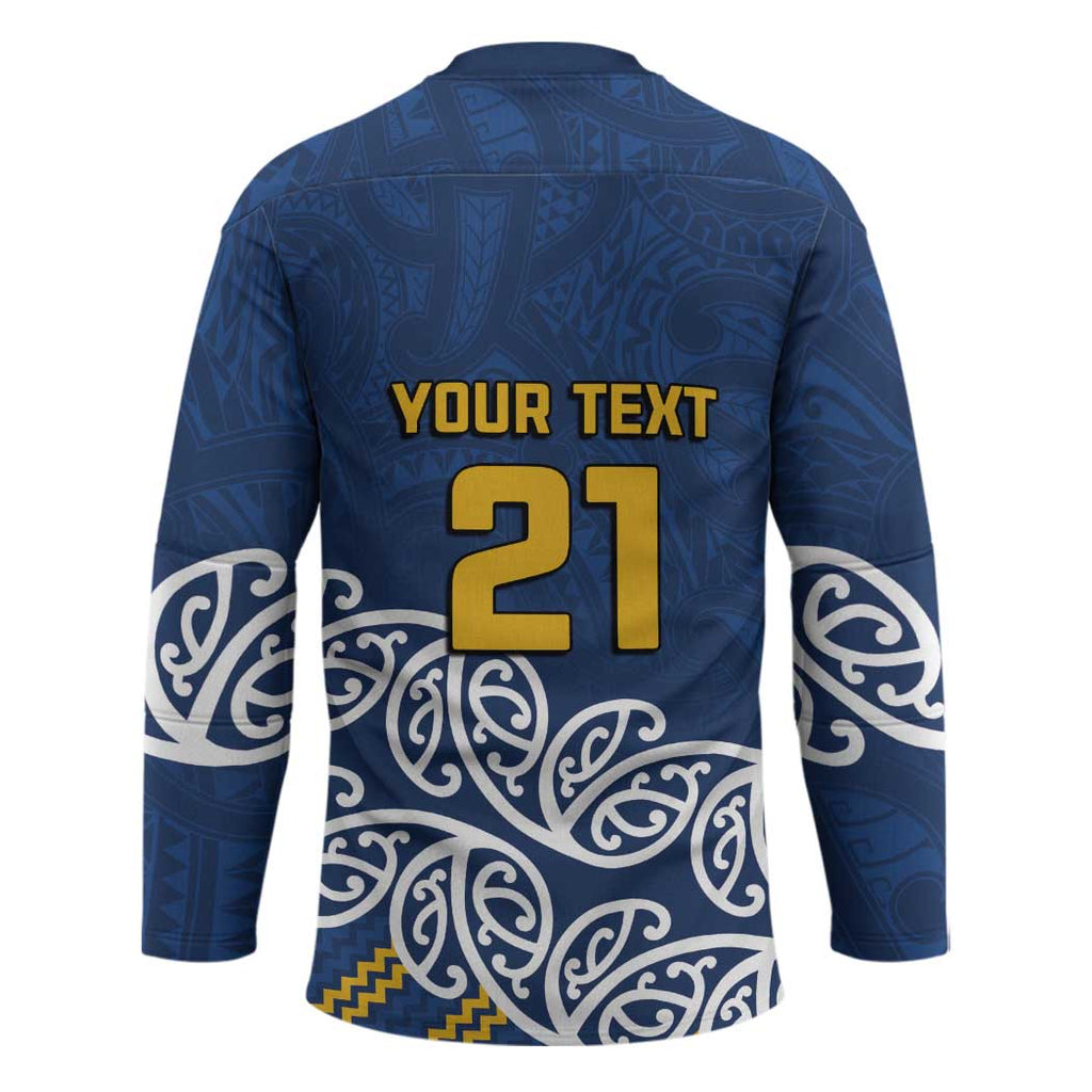 New Zealand Rugby Pacific Custom Hockey Jersey Kahupeka Maori Kowhaiwhai Pattern - Aussie Hoodie