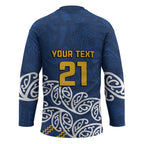 New Zealand Rugby Pacific Custom Hockey Jersey Kahupeka Maori Kowhaiwhai Pattern - Aussie Hoodie