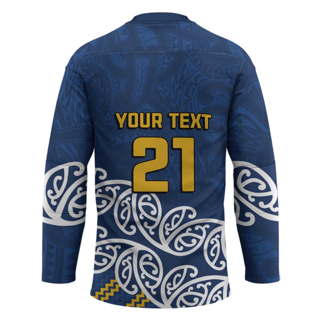 New Zealand Rugby Pacific Custom Hockey Jersey Kahupeka Maori Kowhaiwhai Pattern - Aussie Hoodie