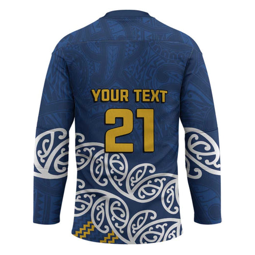 New Zealand Rugby Pacific Custom Hockey Jersey Kahupeka Maori Kowhaiwhai Pattern - Aussie Hoodie