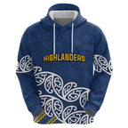 New Zealand Rugby Pacific Custom Hoodie Kahupeka Maori Kowhaiwhai Pattern