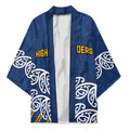 New Zealand Rugby Pacific Custom Kimono Kahupeka Maori Kowhaiwhai Pattern - Aussie Hoodie