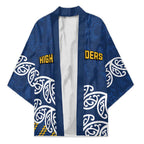 New Zealand Rugby Pacific Custom Kimono Kahupeka Maori Kowhaiwhai Pattern - Aussie Hoodie