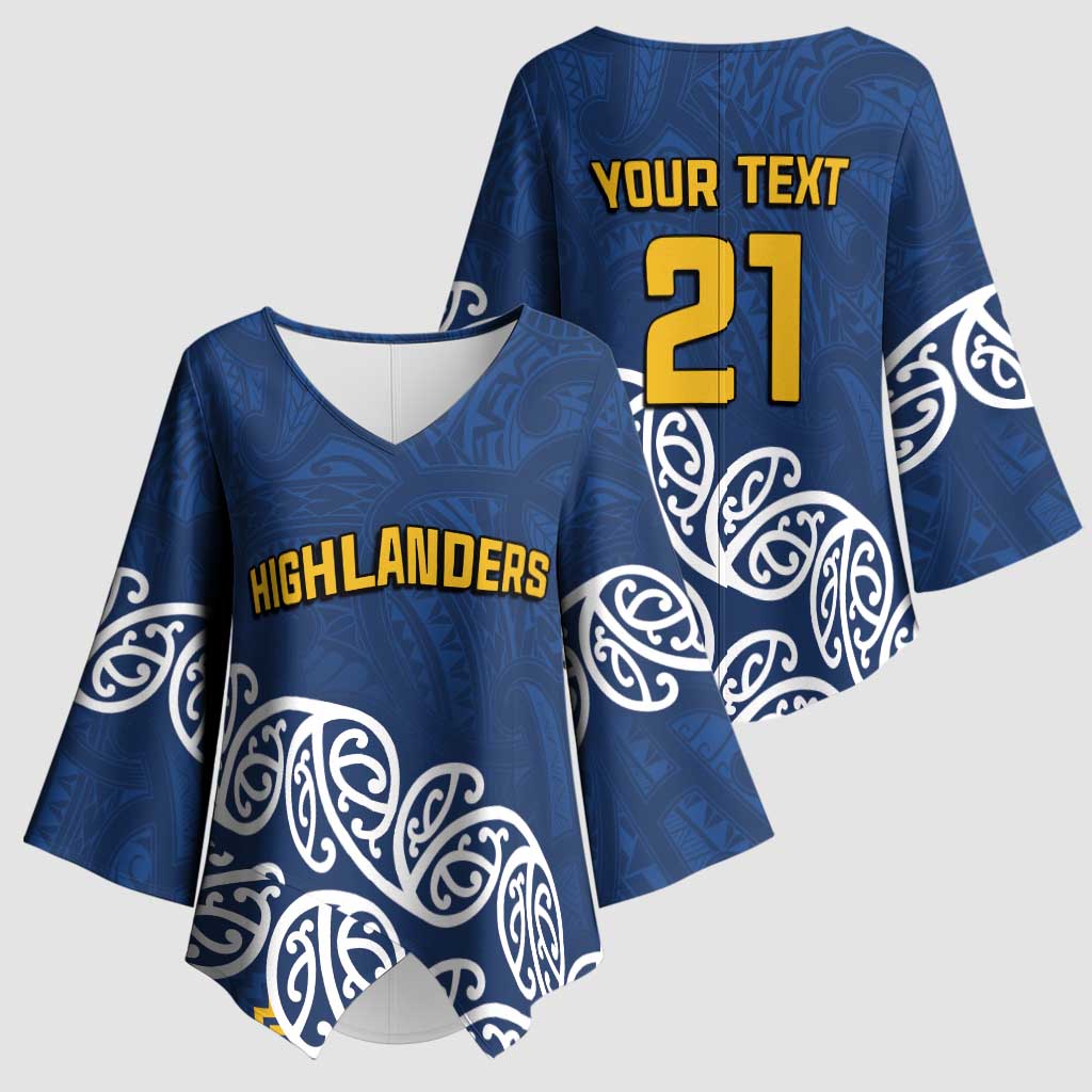 New Zealand Rugby Pacific Custom Kimono Sleeve Blouse Kahupeka Maori Kowhaiwhai Pattern - Aussie Hoodie