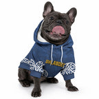 New Zealand Maori Rugby Pacific Custom Pet Hoodie Kahupeka Maori Kowhaiwhai Pattern