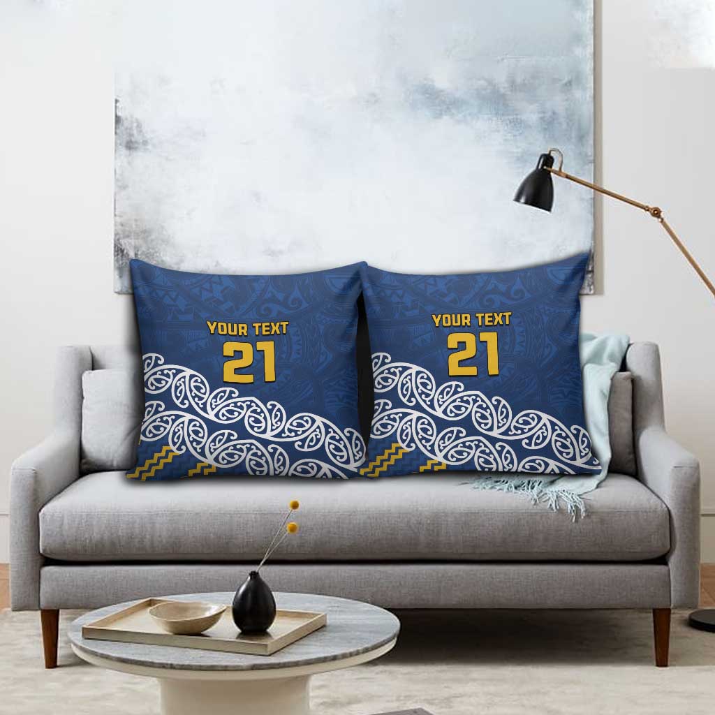 New Zealand Rugby Pacific Custom Pillow Cover Kahupeka Maori Kowhaiwhai Pattern - Aussie Hoodie