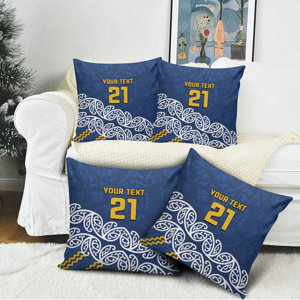 New Zealand Rugby Pacific Custom Pillow Cover Kahupeka Maori Kowhaiwhai Pattern - Aussie Hoodie