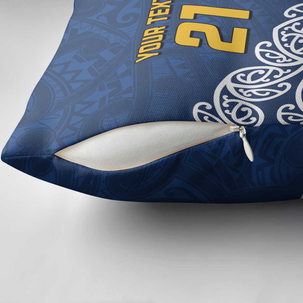 New Zealand Rugby Pacific Custom Pillow Cover Kahupeka Maori Kowhaiwhai Pattern - Aussie Hoodie