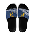 New Zealand Rugby Pacific Custom Slide Sandals Kahupeka Maori Kowhaiwhai Pattern - Aussie Hoodie
