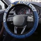 New Zealand Rugby Pacific Steering Wheel Cover Kahupeka Maori Kowhaiwhai Pattern
