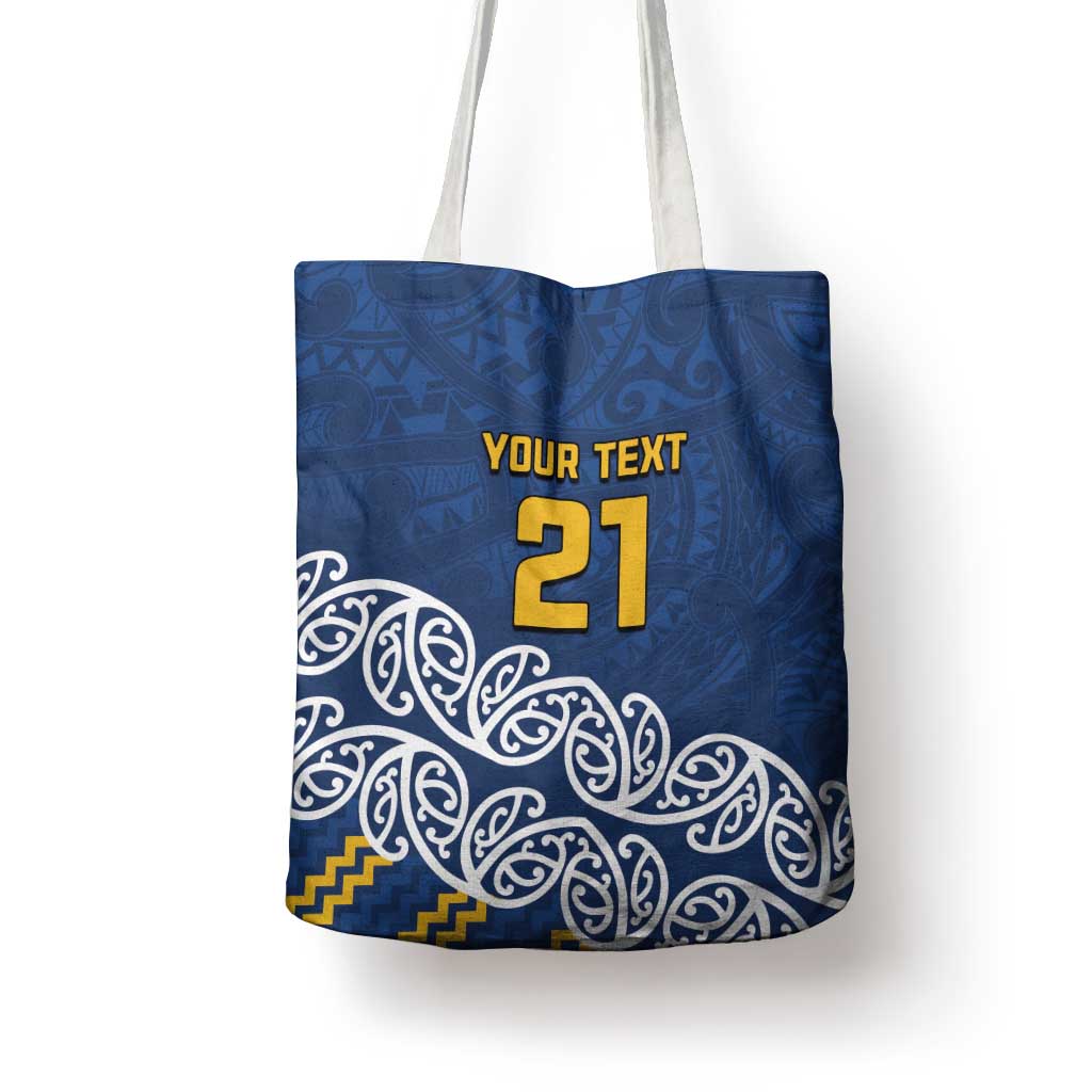 New Zealand Rugby Pacific Custom Tote Bag Kahupeka Maori Kowhaiwhai Pattern - Aussie Hoodie